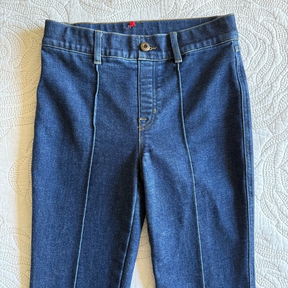 SPANX - Pintuck Flare Jeans - Raw Indigo - Picture 5 of 12